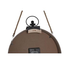 DKD Home Decor Reloj Sobremesa Boho Negro Blanco 2 Unidades 6.5 x 50 x 40 cm