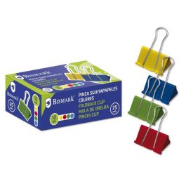 Bismark Pinzas Abatibles 25 mm Colores Surtidos- 12 Pinzas Precio: 1.49999949. SKU: B12WPRMLZ2