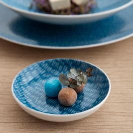 Ariane Plato Hondo Porcelana Ripple 20 cm Azul Ceramica (6 Unidades)