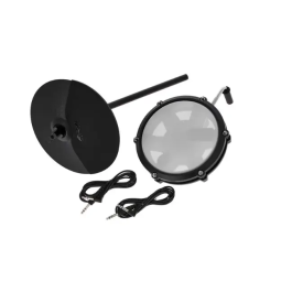 Alesis Nitro Max Expansion Pack - Plato de 10" con Choke, Pad Tom de 8" Doble Zona, Cables TRS y Soportes