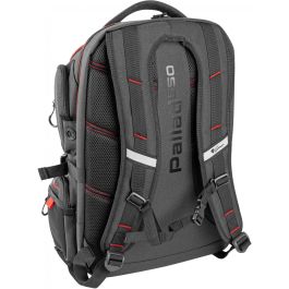 GENESIS Pallad 550 Mochila Gaming para Portátiles 17.3 pulgadas, Negro Rojo, Resistente al Agua y Golpes, con Múltiples Compartimentos