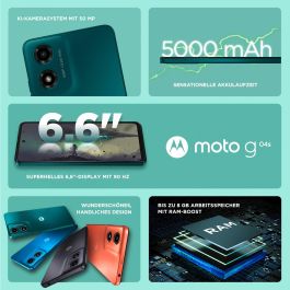Motorola Moto G04s 4G Dual SIM 4GB RAM 64GB Sea Green 50MP 6.6" IPS Android 14