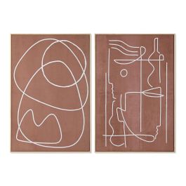 Cuadro Item Home DKD Home Decor Terracota Beige 4.3 x 123 x 83 cm (2 Unidades) Precio: 186.88999945. SKU: B1837NXFEY