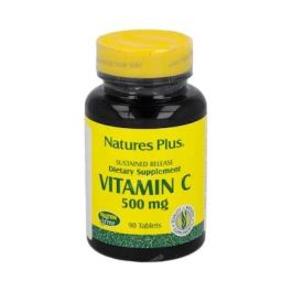 NATURES PLUS Vitamina C 500 mg + Escaramujo Acción Retardada, 90 comprimidos para sistema inmunitario y antioxidante Precio: 18.5000002. SKU: B19BH6C8J8