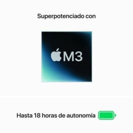 Laptop Apple MXD23Y/A Qwerty Español 15,3" M3 16 GB RAM 512 GB SSD