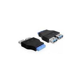 DeLOCK Adaptador USB 3.0 a 19 Pines Conector Hembra 65324, Negro Precio: 19.49999942. SKU: B1BEKNJYWQ