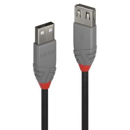 Lindy Anthra Line Cable Extensión USB 2.0 Tipo A 1m - Apantallado Doble, Contactos Dorados, 480Mbps para AV/IT Precio: 2.50000036. SKU: B1JR969NR5
