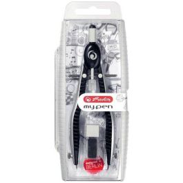 Compas Herlitz My.Pen Con Bigotera Negro/Gris (Set de 4) Precio: 32.49999984. SKU: B124CEFXXS