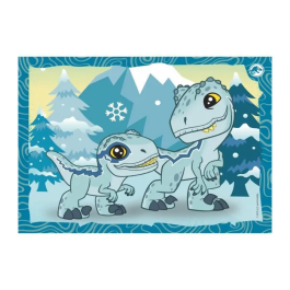 Clementoni CLE1695906884588 Puzzle 4 en 1 Jurassic World