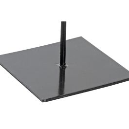 DKD Home Decor Decoración Balinesa Étnica de Yute y Hierro, Colores Natural y Negro, 12x53x55 cm