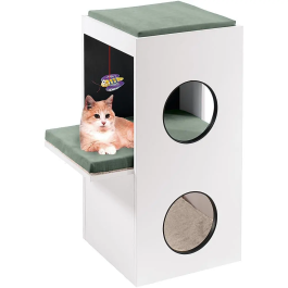 Ferplast Rascador para Gato Tree Blanco - 40 x 55 x 80 cm Precio: 153.79000054. SKU: B1KBEKZ7DF