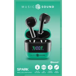 Cellularline Auriculares Bluetooth Spark Verdes (Music & Sound)