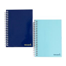 Cuaderno Espiral Liderpapel Bolsillo Dieciseavo Smart Tapa Blanda 80H 60 gr Cuadro 4 mm Colores Surtidos