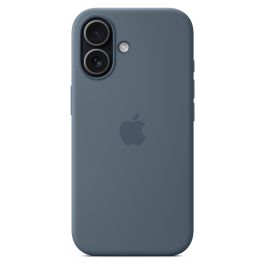 Apple MGEW4ZMA Funda de Silicona con MagSafe para iPhone 17 - Azul Ancla