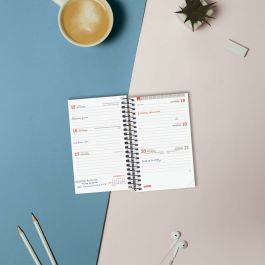 Finocam Agenda Espiral E3 para Estudiantes 2025-2026, 79x127 mm, Azul, con Goma Elástica y Contenido Extra Finocam Agenda Espiral E3 para Estudiantes 2025-2026, 79x127 mm, Azul, con Goma Elástica y Contenido Extra