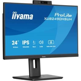 Iiyama XUB2490HSUH-B2 Pantalla para PC 23.8" Full HD IPS Negro Mate 4ms Ajuste Altura VESA USB 3.2
