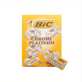Bic Hojas de Afeitar Doble Filo Cromo Platino 100 Unidades (20 Blisters de 5) Para Afeitado y Acabados Precio: 12.94999959. SKU: S4245547
