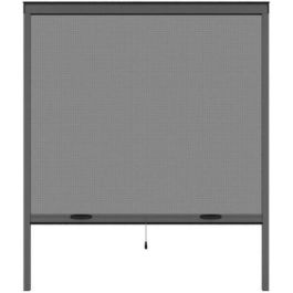 Mosquitera para ventana L125 x H145 cm en aluminio gris antracita - Cortable en ancho y alto Precio: 45.98999944. SKU: B16NRMGLV8