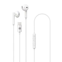 Celly Auriculares Universales USB-C con Micrófono, Blanco Precio: 7.79000057. SKU: B1JADSX8SG