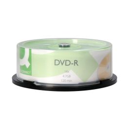 Dvd-R Q-Connect Capacidad 4,7 grb Duracion 120Min Velocidad 16X Bote De 25 Unidades