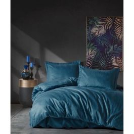 MEN8682870453678 Juego de Cama Completo, Funda Nórdica 220x240 cm y 2 Fundas Almohada 60x60 cm, 100% Algodón Satén Azul Precio: 63.50000019. SKU: B1BJTTE3QQ