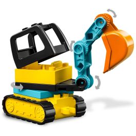 LEGO 10931 Camión y Excavadora con Orugas Set de Construcción Duplo para Niños y Niñas con 20 Piezas