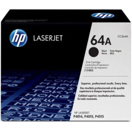 HP Cartucho de Toner Original LaserJet 64A CC364A Negro Estándar 10.000 Páginas Precio: 206.95000018. SKU: B17KMTJ3D7