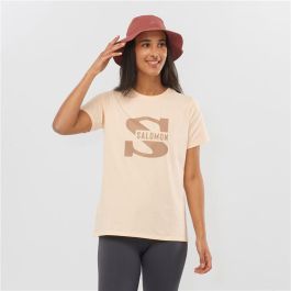 Camiseta de Manga Corta Hombre Salomon Beige