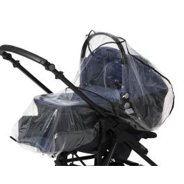 KioKids Protector Impermeable Transparente de Lluvia y Viento Universal para Cochecito de Bebé con Ventilación