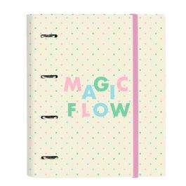 Carpeta de anillas Glow Lab Magic flow Beige (27 x 32 x 3.5 cm) Precio: 7.49999987. SKU: S4307964