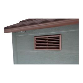 Caseta eco mini 100% material reciclado con doble rejilla de ventilación 60x50x41cm nayeco Caseta eco mini 100% material reciclado con doble rejilla de ventilación 60x50x41cm nayeco
