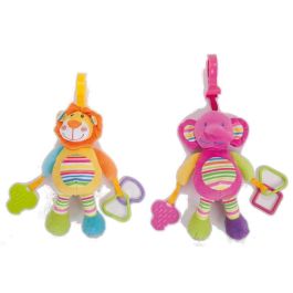 Pinza con peluche 26cm con 2 surt. leon-elefante Precio: 8.68999978. SKU: S2426972