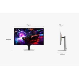 Samsung S32FG816SU Monitor Gaming 32" 4K Ultra HD OLED 240Hz 0.03ms FreeSync Premium Pro Curvo Plata