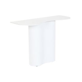 DKD Home Decor Consola Desmontable Estilo Loft de Metal Color Blanco - Medidas: 100 cm Ancho x 38 cm Largo x 72 cm Alto DKD Home Decor Consola Desmontable Estilo Loft de Metal Color Blanco - Medidas: 100 cm Ancho x 38 cm Largo x 72 cm Alto