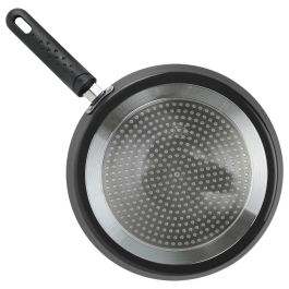 Totally Addict Sartén Crêpes Chandeleur con Utensilios de Aluminio Ø 28 cm para Todo Tipo de Fuegos, Incluye Rastrillo y Espátula