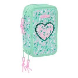 Plumier Escolar Safta Triple 37 Piezas Safta Cuore 195x125x55 mm