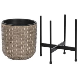 Macetero Terraza Y Jardin DKD Home Decor Natural 35 x 60 x 35 cm Set de 3