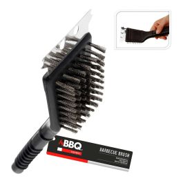 Bbq Collection Cepillo con rasqueta para barbacoa, acero inoxidable, 21 cm Precio: 1.90000008. SKU: B1C4764F4P