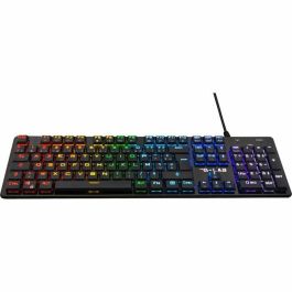 The G-Lab THE3760162066234 Teclado Gaming Cableado con Interruptores de Perfil Bajo - Rojo