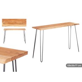 Giftdecor Mesa Recibidor Madera Acacia Live Edge 120x35x77 cm Giftdecor Mesa Recibidor Madera Acacia Live Edge 120x35x77 cm