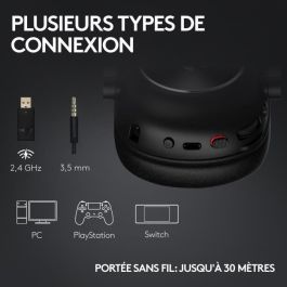 Logitech Auriculares Gaming G Pro X con micrófono cardioide, drivers Graphene 50 mm y tecnología LIGHTSPEED