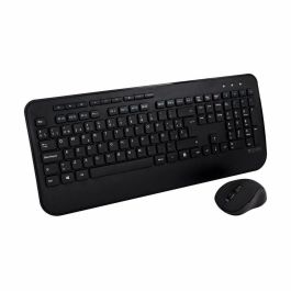 Teclado y Ratón V7 CKW300 Negro Español Qwerty Español Precio: 14.58999971. SKU: S55005021