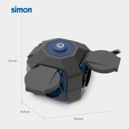Prolongador expert 4 tomas con tapa ip44 h07rn-f 3 g 1,5 mm² 16 a 230v~ 1,4 m negro/azul Prolongador expert 4 tomas con tapa ip44 h07rn-f 3 g 1,5 mm² 16 a 230v~ 1,4 m negro/azul