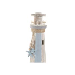DKD Home Decor Faro Figura Decorativa Azul Blanco 38 x 12 x 12 cm (2 Unidades)