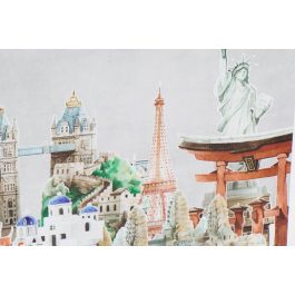 DKD Home Decor Cuadro Lienzo Ciudad Multicolor 2 x 30 x 90 cm (2 Unidades)