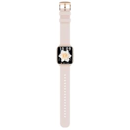Myphone Reloj Smartwatch Pastel Gold Cream con Pantalla AMOLED 1,75', Resistencia IP67, Monitor de Salud y Notificaciones