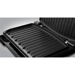 George Foreman 25040-56 Grill Eléctrico Family Rojo, 5 raciones, placas antiadherentes, reduce hasta 42% de grasa