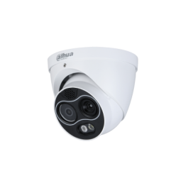 (Dhi-Tpc-Df1241-Tb3F4-Dw-S2) Dahua Cámara Ip Domo Lite Mini Híbrida Térmica Radiométrica + Visible, 256*192, 4Mp, 3.5+4Mm Poe