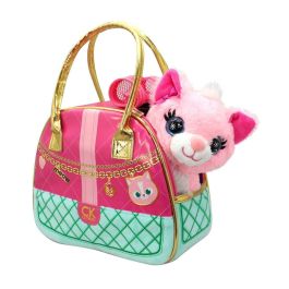 Peluche cutekins gatito con bolso de diseño 19x20x14 cm Precio: 19.9529. SKU: B13EW2NKYH