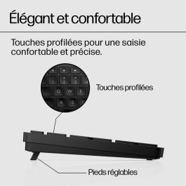 HP 450 Teclado Inalámbrico Programable – Personalizable con Más de 20 Teclas, Ergonómico para Productividad, Materiales Sostenibles